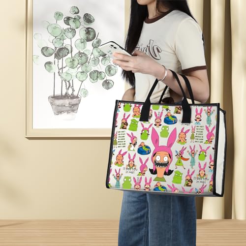 LEVLO Louis Cosmetic Bag Belcher Fans Gift Bob Family Zipper Pouch Bag Louis Cartoon TV Show Merchandise (I'll See You LT)