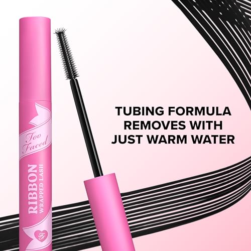 Too Faced Ribbon Wrapped Lash Mascara | Extreme Length Tubing Mascara with no Smudging, Flaking or Clumping
