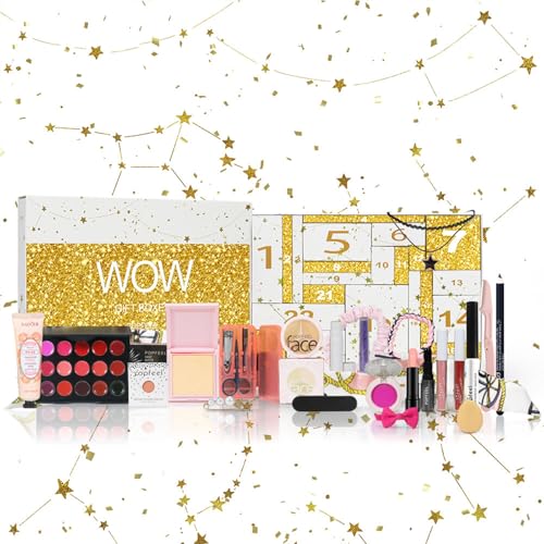 FantasyDay All in One Makeup Kit for Women Full Kit Girls Makeup Gift Sets Xmas Essential Bundle Include Eyeshadow Palette Lipstick Blush Concealer Eyeliner Mascara Foundation Brush Eyebrow Pencil