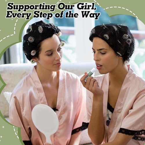 24 Pcs/12 Set Bride and Bridesmaid Lip Balm Gifts Bulk 11 Pack Bridesmaid Themed 1 Pcs Bride Themed Each One Has 1 Pouch Bachelorette Party Supplies Wedding Gifts(White, Sage Green)