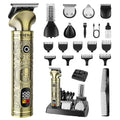 HIENA PRO Beard Trimmer for Men, Electric Razor & Shavers for Men, Cordless T-Blade Hair Clipper Set, Mens Grooming Kit for Shaving Face, Mustache, Body, Ear, Hair,Nose Trimmer