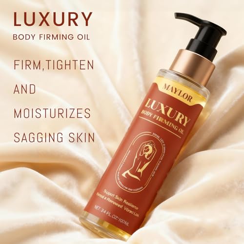 MAYLOR Body Firming Oil - Daily Moisturizing Body Oil for Men and Women, Full Body Treatment for Smooth Skin, Spa-Quality Self-Care Gift - 3.38 fl oz (1)