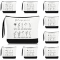 Kacctyen Christian Gifts Bulk for Women International Womens Day Gifts Bulk, God Says You Are Makeup Bags, Bible Verse Cosmetic Bags with Zipper, Inspirational for Women, Church Retreat(20 Pcs)