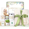 Get Well Soon Care Package for Women, Unique Birthday Gifts for Women, Thank You, Get Well, Sympathy Gift Baskets Spa Gifts Inspirational Friendship After Surgery Gift Blanket, Box for Her Grandma