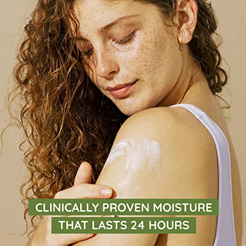 Aveeno Daily Moisturizing Body Lotion with Soothing Prebiotic Oat, Gentle Lotion Nourishes Dry Skin With Moisture, Paraben-, Dye- & Fragrance-Free, Non-Greasy & Non-Comedogenic, 12 fl. Oz (Pack of 2)