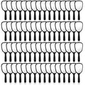 Namalu 60 Pcs 7.08 x 3.14 Inch Hand Handheld Mirror with Handle Plastic Compact Travel Makeup Cosmetic Mirror Small Personal Portable Hand Held Mirror for Home Vanity Camping (Black)