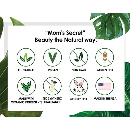 Mom's Secret Natural Organic Cream Blush Stick Cheek Tint, 100% Natural, Vegan, Gluten Free, Cruelty Free, Made in the USA, 0.18 oz. (Blush)