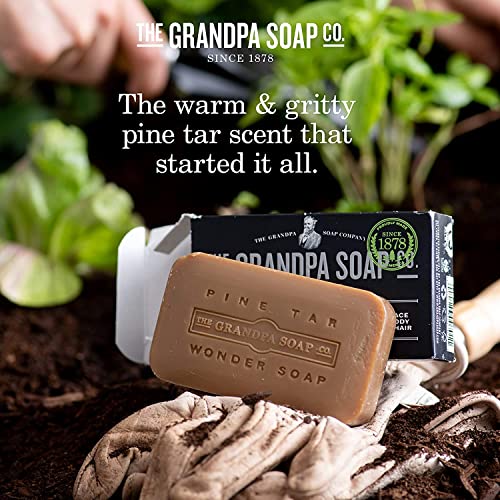 Grandpa's Pine Tar Soap 4.25 Ounce (Pack of 2)