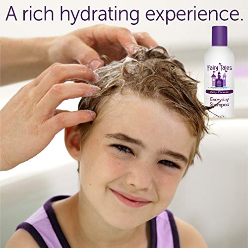 Fairy Tales Daily Cleanse Kids Shampoo and Conditioner | Sulfate Free and Dye Free for Girls and Boys | Natural Ingredients for Kids Skin, Tangle-Free Hair | Moisturizing Clean Shampoo Set