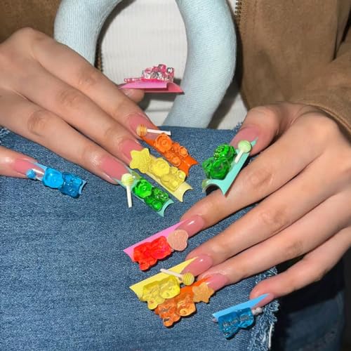 Acrylic Nail Kit 3D Mix Assorted Color Nail Charms