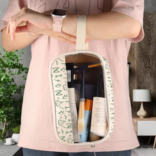 LEVLO Funny Redbone Coonhound Lovers Gifts The Anatomy of A Redbone Coonhound Clever Minds Cosmetic Bags Veterinary Mom Travel Toiletry Bags(Redbone Coonhound)
