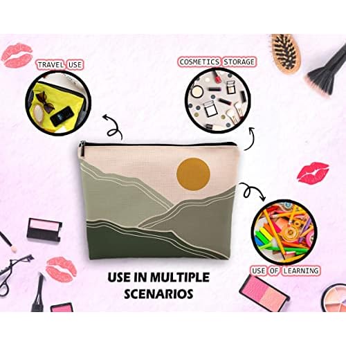 G2TUP Snow Leopards Lover Gift Who Loves Snow Leopards Makeup Bag Wild Cat Big Cat Cosmetic Bag Animal Lover Gift Zipper Travel Pouch (Loves Snow Leopards White Bag)