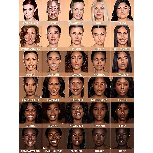 SHEGLAM Hydrating Cream Full Coverage Foundation Balm Long Lasting Concealer Face Foundation for Dry Skin - Shell