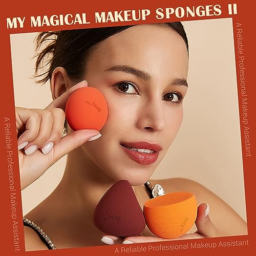 Jessup Makeup Brushes T271 with Makeup Sponge SP013