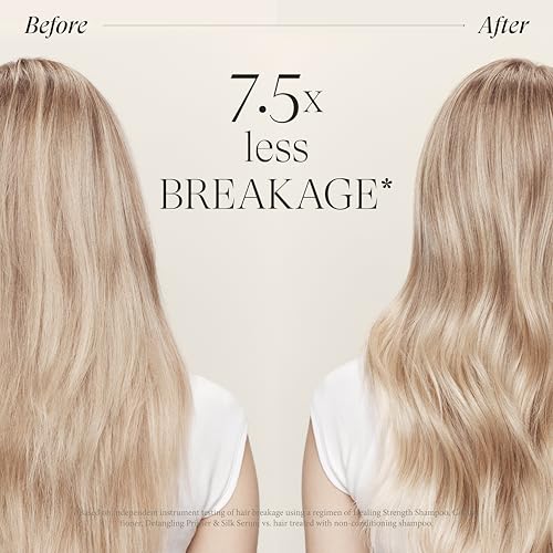 L'ANZA Healing Strength Shampoo For Dry, Damaged Hair, Daily Shampoo that Strengthens, Repairs Damage, Moisturizing, Boosts Shine, Gentle Cleanse, Color Safe Anti-Humidity, Sulfate Free