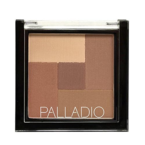 Palladio 2-In-1 Mosaic Powder Blush & Bronzer, Sun Kissed