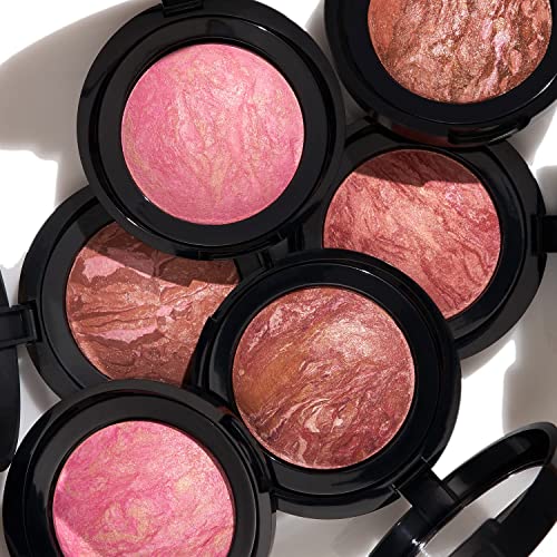LAURA GELLER Baked Blush-n-Brighten in Pink Grapefruit with Angled Blush Brush ? 2-Piece Set