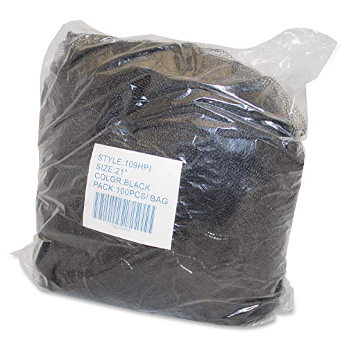 Genuine Joe Black Nylon Hair Net (Pack of 100)