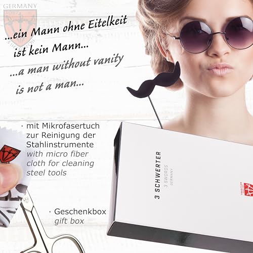 3 Swords Germany ? MEN's kit - manicure pedicure beard ear ALL IN ONE - stainless steel tools