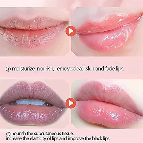 8 Packs Fruit Lip Balm, Moisturizing & Smoothing Lip with Honey & Vitamin E, Hydrate Repair Prevent Dry Cracked Lip Sleeping Lip Mask, Effective Reduces Lip Lines Lip Care