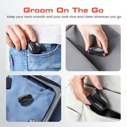 ZOMU Neck Shavers and Head Shaver for Men,Skull Shaving Razor and Body Shaver - Compact & Comfortable Grip with 3 Disposables Razor Blades,Smooth Shave for Head or Necks