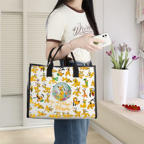 WZMPA Funny Dog Cosmetic Bag Dog Lover Gifts Let The Magic Bloom Makeup Zipper Pouch Bag Cartoon Movie Merchandise (Plu Bloom 2Full-TB)