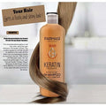 FARMASi Keratin Therapy Repairing Shampoo, Deep Cleansing & Nourishing Care for Dry Damaged Hair, Restores Softness Smoothness & Shine, 12.2 fl oz
