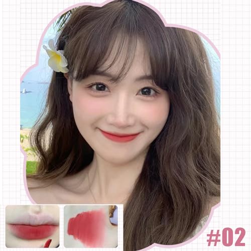 4PCS Bear Matte Velvet Lipstick, Waterproof Long Lasting Lip Gloss Lip Stain, Non Stick Cup Easy Coloring Liquid Lipstick,Moisturizing Velvet Face Lip Mud