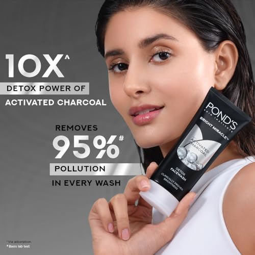 POND'S Bright miracle With Activated Charcoal detox facewash 200g
