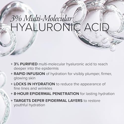 SeroVital Beauty TriHydrate Concentrate ? 3% Multi-Molecular Hyaluronic Acid Serum for Deep Hydration, Visible Plumping & Firming ? Fragrance-Free Daily Hydrating Face Serum - 1 fl oz