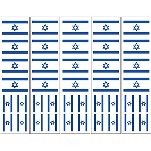 40 Tattoos: Israeli Flag, Israel Party Favors