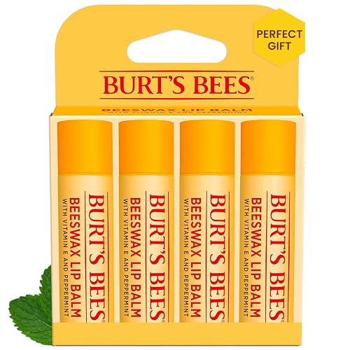Burt's Bees Lip Balm Gift Set - Original Beeswax & 4 Refreshing Flavors, 8 Tubes