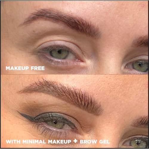 Enhanced Cosmetics Original SPF Clear/Transparent Brow Gel Sunscreen MakeUp, Flake Free, Lamination, Lightweight, for up to 24 hour hold
