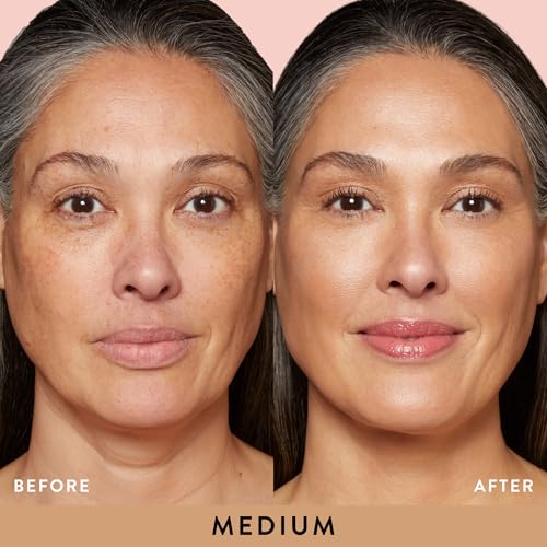 LAURA GELLER NEW YORK Baked Balance-N-Glow Illuminating Foundation - Medium - Buildable Sheer to Light Coverage - Satin Finish
