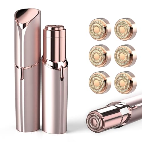 Facial Hair Remover for Women Gold Color with 6-pc Pack