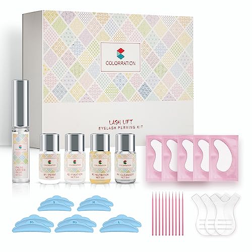 2023 Upgraded Eyelash Lift Kit,Eyelash Perm Kit,Eyelash Perm Professional Curling Extension Set,Semi-Permanent Perming Wave Suitable For Salon and Home Use