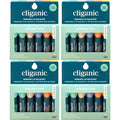 Cliganic Organic Lip Balm Set (4 Packs of 6 Tubes), 100% Natural Moisturizer for Cracked & Dry Lips