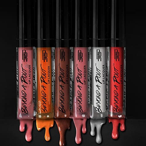 Black Radiance Beyond A Pout Lip LacquerLip Gloss, Sweet Pepper (Pack of 5)