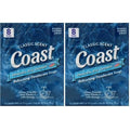 Coast Refreshing Deodorant Soap Bar - 8 Bars - Thick Rich Lather Leaves Your Body Feeling Energized And Clean - Classic Pacific Force Scent (Pack of 2)