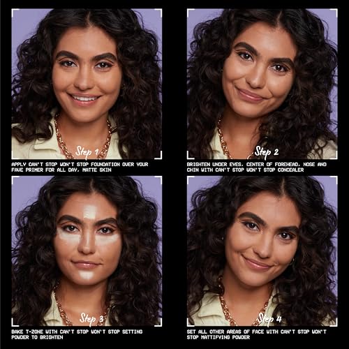 NYX PROFESSIONAL MAKEUP Can't Stop Won't Stop Mattifying Pressed Powder - Light