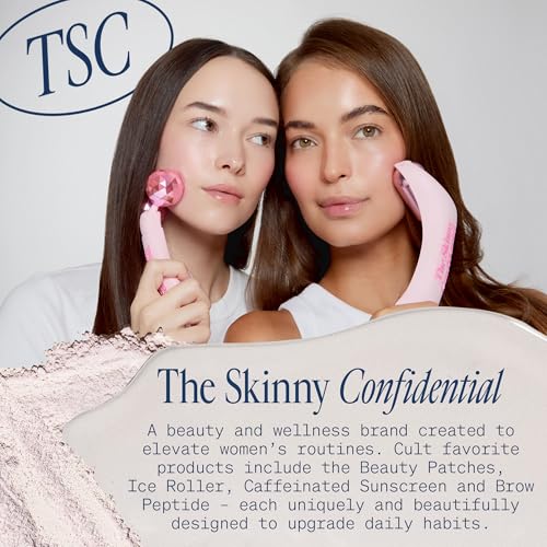 The Skinny Confidential Disposable Face Towels, 50 Count - Silky Soft Gentle Facial Towels for Makeup Removal - 80% Viscose Rayon, 20% Polyester for Sensitive Skin