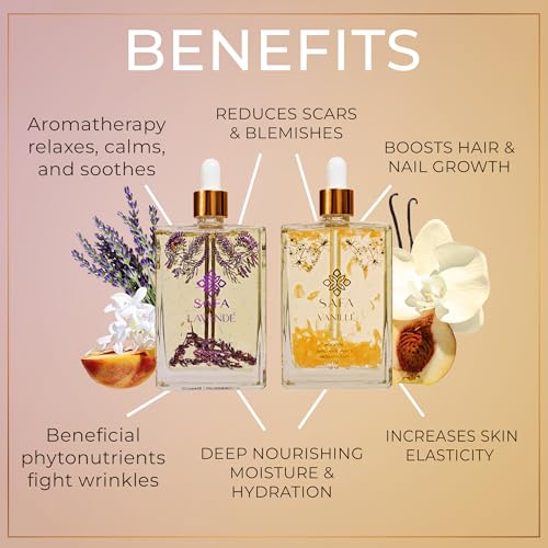 LaVanill? - Vanilla and Lavender Oil for Skin, Face, Hair, Nails, and Aromatherapy