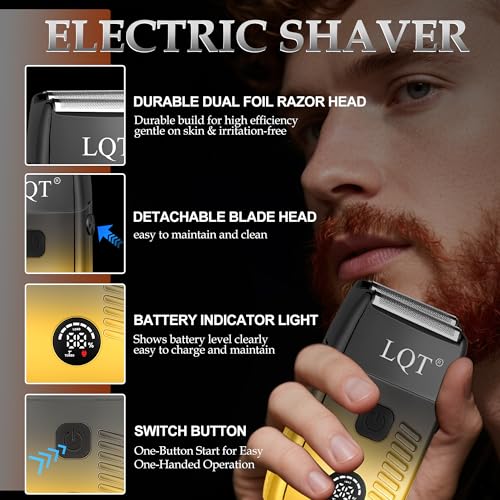Dermaplane Facial Razor for Women ? Electric 3-Speed Sonic Face Hair Removal Tool with LED Light, Peach Fuzz Remover & Exfoliating Dermaplaning Tool, USB-C Rechargeable with 5 Replacement Heads