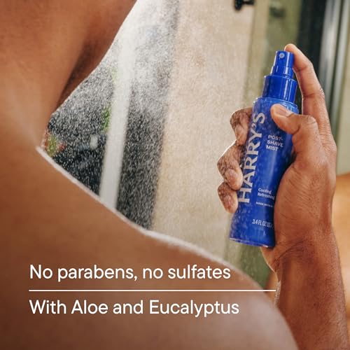 Harry's Post-Shave Mist for Men with Aloe, Eucalyptus, and Tea Tree - (2 Pack) 3.4 fl oz - Soothes and Hydrates Skin After Shaving