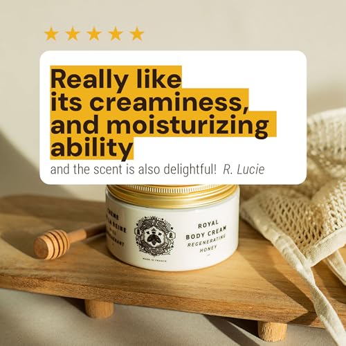 Panier des Sens ? Honey Ultra Rich Body Cream for Women - Hydrating Body Moisturizer for Dry Skin - Body Butter with Shea Butter & Organic Honey - 99% Natural Ingredients Body Care - 8.45 Floz
