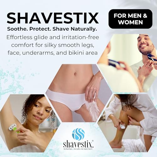 Shavestix Travel Shaving Cream Stick Set 0.5 Oz Each | Coconut Cr?me & Pink Peonies Mini Shave Bars| TSA Friendly Toiletries for Women & Men | Alt Shaving Gel, Soap