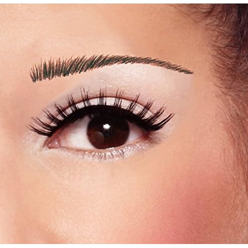 Beauti-Full Brows|Easy Application|Waterproof|10 Pairs|Temporary Tattoo Eyebrows: Athena (Dark Brown)