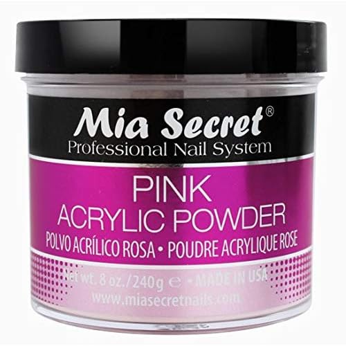 MIA SECRET Acrylic Powder 2pc Set - Clear + Pink 8 oz