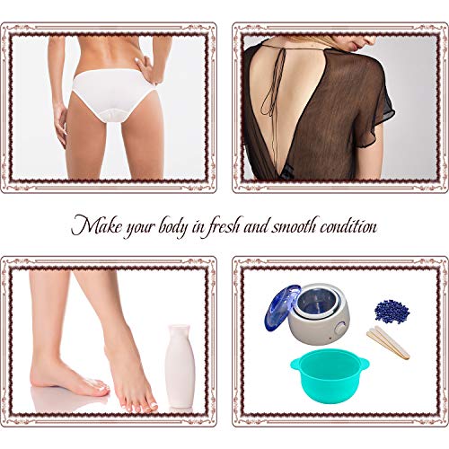 Boao 3 Pieces Silicone Wax Pot Replacement, 14 oz Wax Pot Insert for Hair Removal Wax Warmer Liner, Removable Waxing Bowl for Home Use, 500 ml