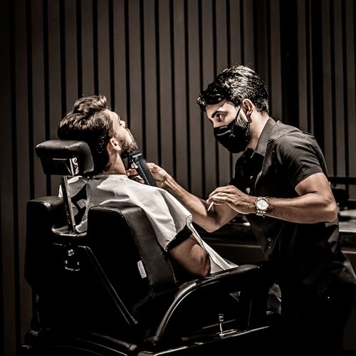 KEMEI Professional Hair Clipper and Hair Trimmer for Men, Cord/Cordless Hair Cutting Kits, Zero Gapped Beard Trimmers, T Blade Barber Clippers with USB Rechargeable, KM-2299, KM-2296